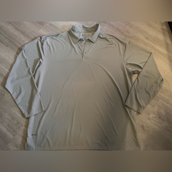 BYLT Basics Long Sleeve Performance Polo - Picture 3 of 7